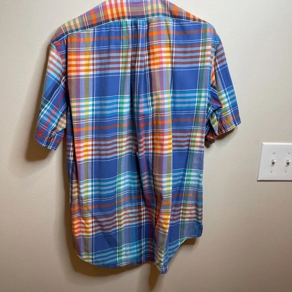 Ralph Lauren Plaid Multicolor Button Down Size M - Picture 4 of 5